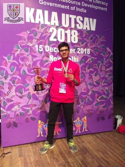 KALAUTSAV 2018 : ALOK GUPTA WON THIRD PRIZE AT NATIONAL LEVEL