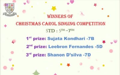 WINNERS OF CHRISTMAS COMPETION (DECEMBER 2020)